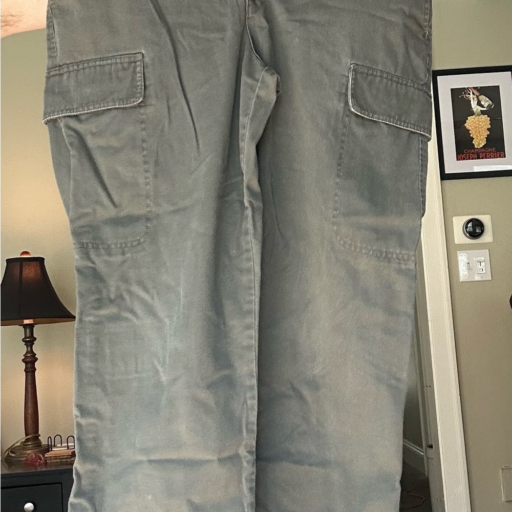 Cherokee Gray Cargo Pants Relaxed Fit